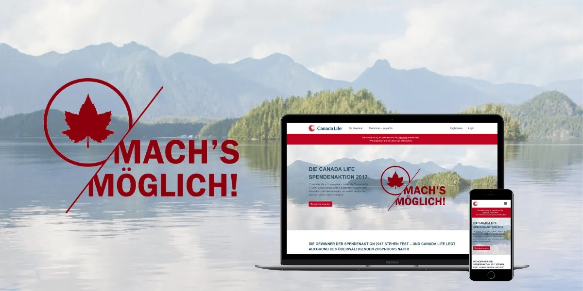Canada Life: Kampagnenmotiv „Mach’s möglich“